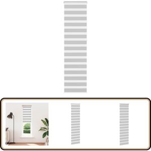Vidaxl - Zebrarollo Hellgrau 60x230 cm Stoffbreite 55,9 cm Polyester