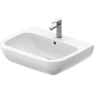 D-Code Waschtisch, mit Hahnloch, mit Überlauf, - Duravit