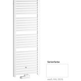Basic-50 gerade Badheizkörper Weiß 804x35x599mm Anschluss mittig und seitlich 451W bei 75/65/20 Grad c - Kermi
