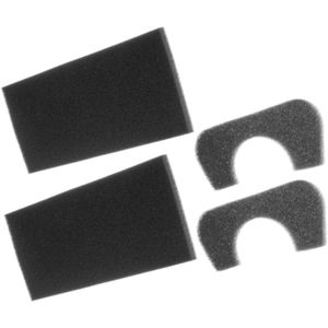 Trade-shop - 4in1 Filter-Set (2x Mikrofilter + 2x Motorschutzfilter) für Profilo VS5PT00, Protos VSPR5081, Ufesa AC4922 AC5500 / Staubsauger-Zubehör