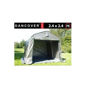 Lagerzelt Zeltgarage pro Lagehalle 2,4x2,4x2m pe, mit Bodenplane