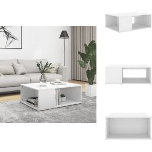 Vidaxl - Couchtisch Weiß 90x67x33 cm Holzwerkstoff - Couchtisch - Wohnzimmerstil - Weißer Couchtisch - Beistelltisch - Sideboard