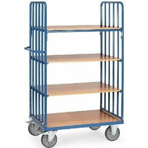 Fetra - Etagenwagen mit 4 Etagen Ladefläche 1000 x 700mm - Tragkraft: 600kg