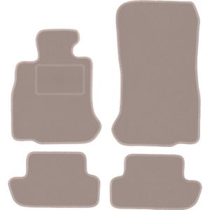 Beige Velours-Fußmatten für: BMW 6 F13 Coupé (2011-2018)