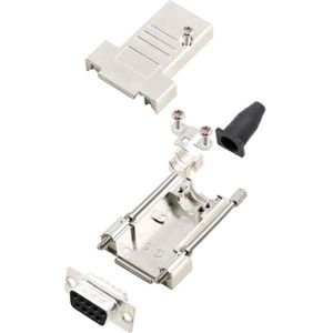 Encitech - DTSL09-T-JSRG+DBS-K 6355-0040-11 d-sub Buchsenleisten-Set 180 ° Polzahl: 9 Lötkelch 1 Set
