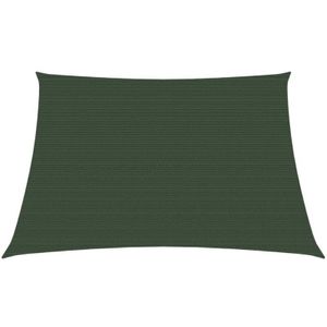 Vidaxl - Sonnensegel 160 g/m² Dunkelgrün 3/4x2 m hdpe