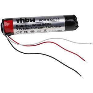 Vhbw - Akku kompatibel mit Bose QC35, QC35 ii, qc 45 Wireless Headset Kopfhörer (600 mAh, 3,7 v, Li-Polymer)