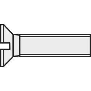 839945 Senkschrauben M2 16 mm Schlitz din 963 Kunststoff, Polyamid 10 St. - Toolcraft