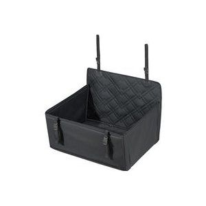 Mophorn - Hundeautositz, widerstandsfähiger, wasserdichter Booster fürs Auto, mit integriertem Stützrahmen, anklemmbarer Sicherheitsleine, geeignet