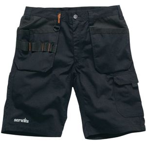Stretch-Arbeitshorts "Flex", schwarz Größe 44