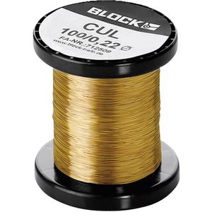 Kupferlackdraht Außen-Durchmesser (ohne Isolierlack): 0.63 mm 165 m 0.50 kg - Block