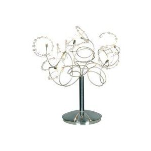 Linea Verdace Lighting - Linea Verdace bead Tischlampe Satin-Nickel