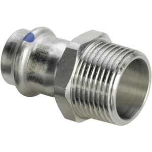Bergangsst. mit sc Sanpress Inox 2311LF in LABS-frei in 22mm x R1/2 - Viega