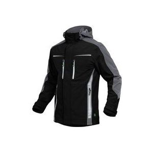 Sommer-Softshelljacke Herren flexs Gr. 2XL schwarz/grau - Leibwächter