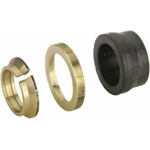 Zubehör - Klemmfittings für Kupferrohre, 2 Stk., Durchmesser 15 mm, Messing 842110 - Zehnder