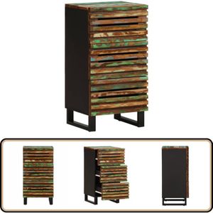 Sideboard 40x34x75 cm Massivholz Akazie - Vidaxl