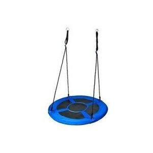 Nestschaukel Schaukel Rundschaukel Tellerschaukel Netzschaukel 100kg - Blau 100×100×1.8cm