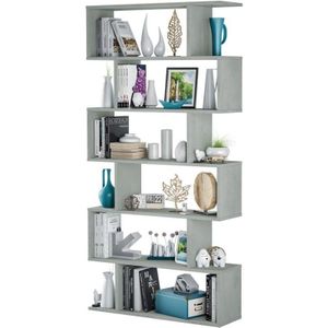 Capaldo - kit libreria athena design cm 80X25X192H cemento