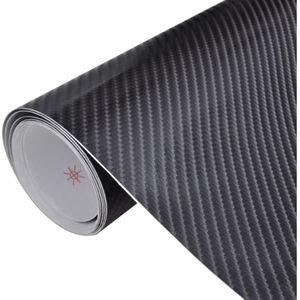 Torana - Autofolien 2 Stk. 4D Schwarz 100x150 cm
