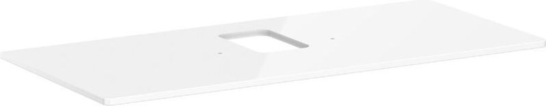 Xelu q Konsole mit Ausschnitt mittig, 1180x550, für - Hansgrohe