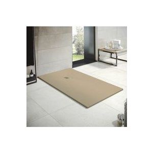 Duschwanne aus Kunstharz – Breite 90 – Mokka Ral – 1019 – 90 x 140 cm
