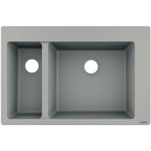 Einbauspüle S51 S510-F635180x450mm, Betongrau - Hansgrohe