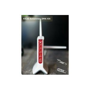 H-tronic - sma Umbausatz für avm FritzBox 6820 V2 für Antennen-Mod
