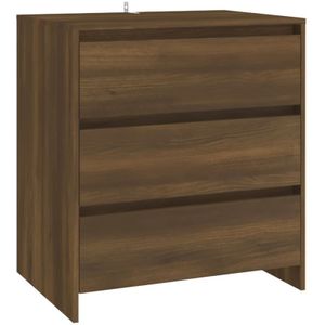 Vidaxl - Sideboard Braun Eichen-Optik 70x41x75 cm Holzwerkstoff