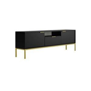 TV-Möbel Seattle , Schwarz, 175cm