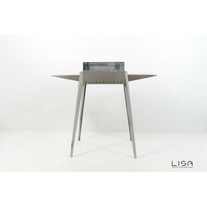 Barbecue Etna mini Gartenterrasse aus Stahl cm 102 x 55 x 85 h
