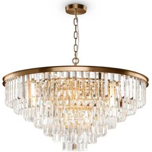 Hängelampe Hängeleuchte Deckenlampe Deckenleuchte Pendellampe Metall Glas E14