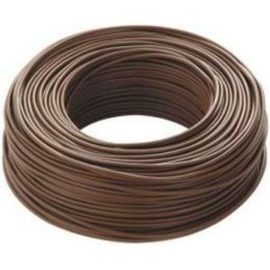 Fg17 kabel 450/750v 1x4 braun 100 meter - fg17-4ma/b100