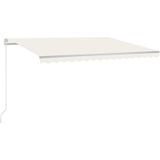 Markise Manuell Einziehbar 450x300 cm Creme vidaXL