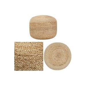 Vidaxl - Handgefertigter Sitzpuff 45 x 30 cm Jute - Sitzsack - Pouf - Wohnaccessoire - Deko - Jute Möbel - Home & Living