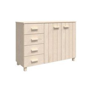 Vidaxl - Sideboard hamar Honigbraun 113x40x80 cm Massivholz Kiefer