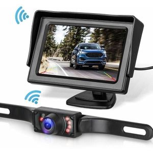 Rückfahrkamera-System-Kit für Auto/LKW/Transporter/Van/Wohnmobil, 4,3-Zoll-Monitor, Rückfahrkamera-System