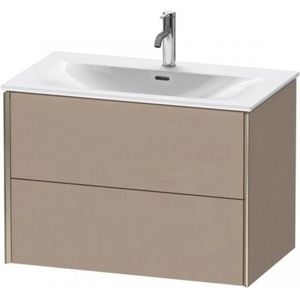 Durait XViu 4134 Waschtischunterbau wandhängend, 2 Schubkästen,