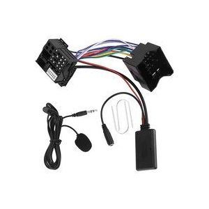 LLWL Bluetooth-Adapter für Opel CD30/70/DVD90, ABS, Schwarz