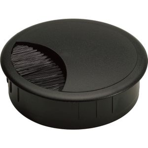 Kabeldurchlass, ø 60 mm , schwarz - Hettich