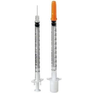 Braun - Omnican 100 1 ml Insulin 30GX12, Pack 10 Spritzen