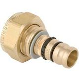 Geberit - Mepla Übergang 604585005 ø 32mmxG 1 1/2, Rotguss, mit Überwurfmutter