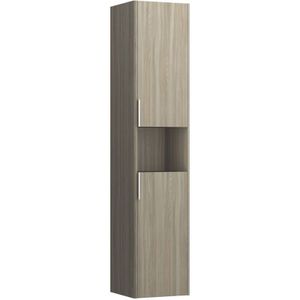 Base Hochschrank, 2 Türen, Scharnier links, offene Ablage, - Laufen
