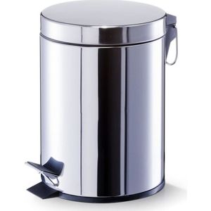 Zeller - Treteimer, 5 ltr., ca. 22 x 22 x 29,3 cm, Edelstahl