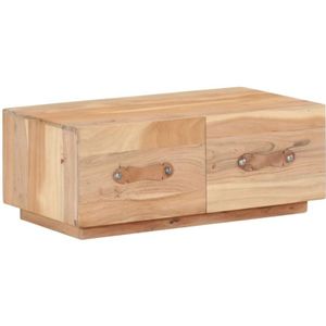 Couchtisch 90 x 50 x 35 cm Recyceltes Massivholz