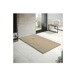 Duschwanne aus Kunstharz – Breite 70 – Mokka Ral-1019 – 70 x 80 cm
