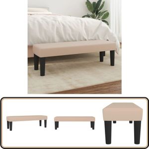 Vidaxl - Sitzbank Cappuccino-Braun 100x30x30 cm Kunstleder - Sitzbank - Couchbank - Wohnzimmermöbel - Kunstleder Sofa - Braun Möbel