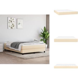 Vidaxl - Taschenfederkernmatratze Creme 140x200x20 cm Stoff - Taschenfederkernmatratze - Matratze - Cremefarben - Bettwäsche - Schlafsystem