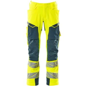 Mascot Hose mit Knietaschen 19079-511-1744 Gr. 90C62 hi-vis gelb/dunkelpetroleum
