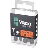 5x Bit 851/4 imp dc PH2 Länge 50 mm 1/4' E6,3 Impaktor dc - 5157656001 - Wera