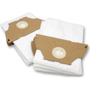 10x Staubsaugerbeutel kompatibel mit Privileg 607 199 / 607199 Staubsauger - Mikrovlies, 28cm x 21,5cm, Weiß - Vhbw